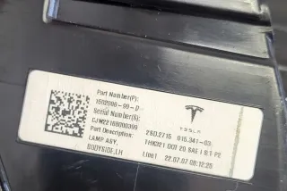 1502086 Фонарь задний левый Tesla model X Арт AL17619119850, вид 3
