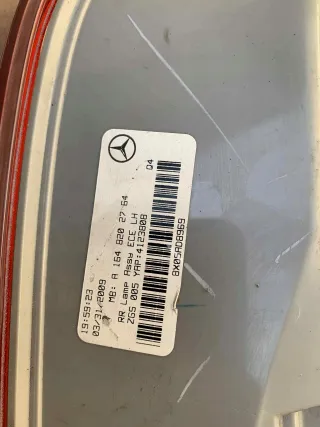 A1648202764,MB,oem Фонарь задний левый Mercedes ML W164 Арт AL17641814770, вид 7