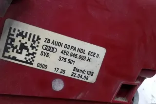 4E0945093H Фонарь задний левый Audi A8 D3 (S8) Арт AL17647386106, вид 9