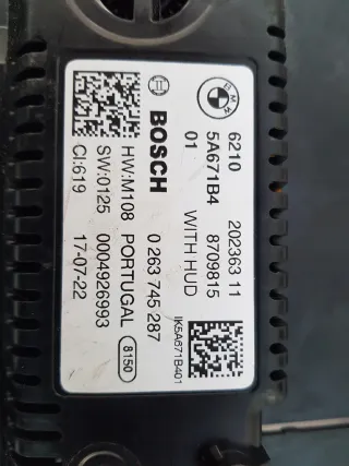5A671B4 Щиток приборов (приборная панель) BMW 5 G30/G31 Арт AL17660240061, вид 4