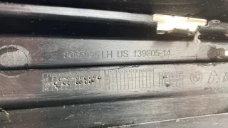 8065095,KRATKA Решетка радиатора BMW X3 G01 Арт AL17651496190, вид 12
