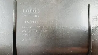 8V3853651AB,Audi,OE Решетка радиатора Audi A3 8V Арт AL17682021766, вид 10