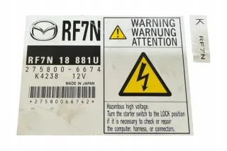 2758006674 Блок управления двигателем Mazda 6 2 Арт AL17575498839_2, вид 2
