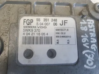 55351248 Блок управления двигателем Opel Astra H Арт AL17621854921, вид 2