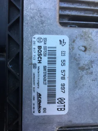 0281017713,,55578997 Блок управления двигателем Opel Corsa D Арт AL17681960477, вид 2