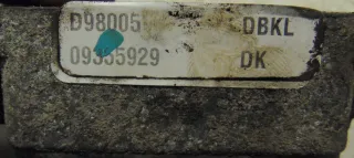 09355929 Блок управления (другие) Opel Corsa B Арт AL17749634087, вид 12